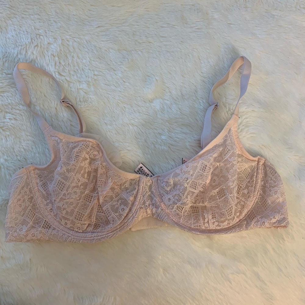 Victoria Secret Light Pink Unlined Demi Bra